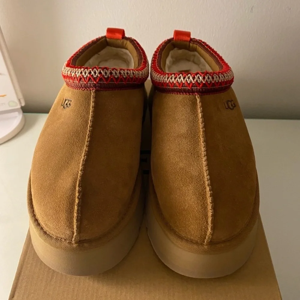 UGG Tazz Platform Clog Chestnut Slipper Sandal Shoes - Picture 7 of 7